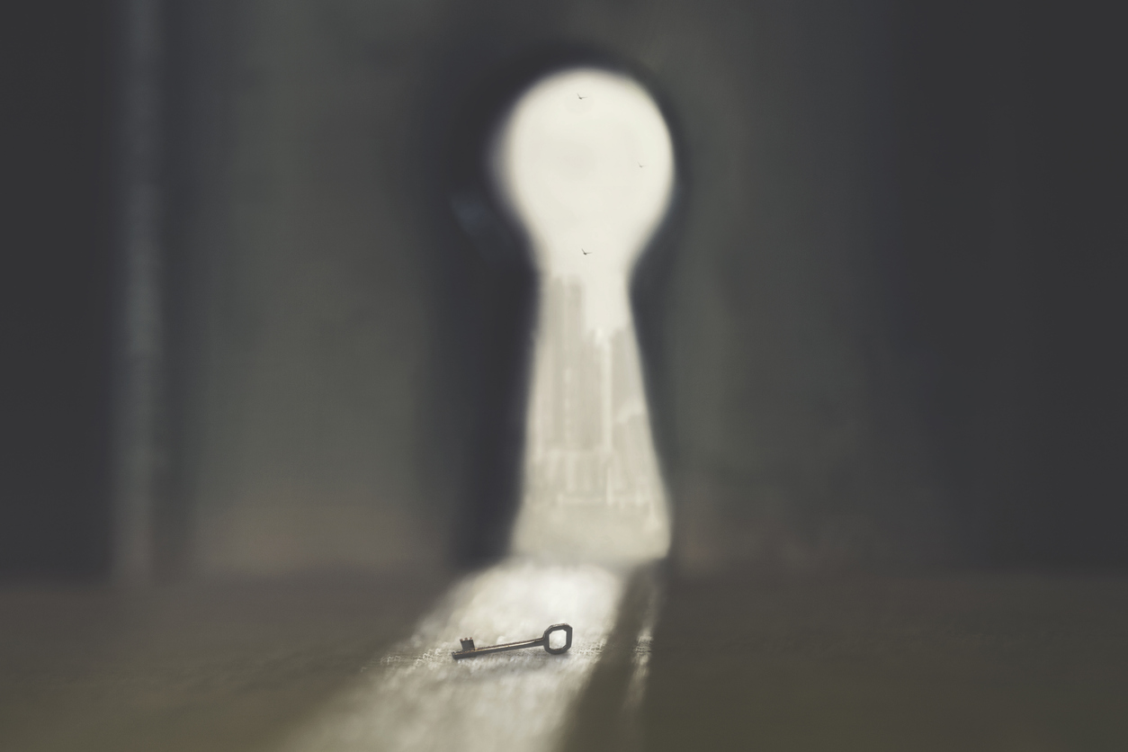 Keys left in the door