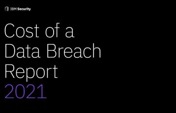 Cost Of A Data Breach Report 2021 