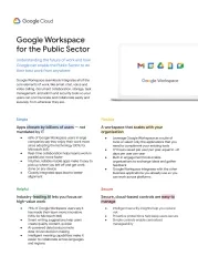 Google Workspace for the Public Sector