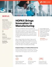 HOPAX Brings Innovation to Manufacturing 