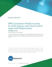 HPE Container Platform: The Unifying Promise 