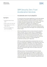 IBM Security Zero Trust Acceleration Services 