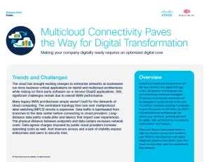 Multicloud Connectivity Paves the Way for Digital Transformation 