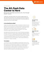The All-flash Data Center Is Here 