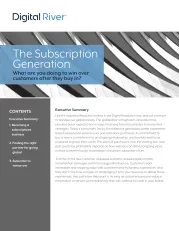 The Subscription Generation: What Are You Doing to Win Over Customers After They Buy In? 