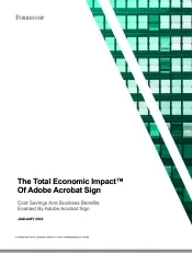 The Total Economic Impact of Adobe Acrobat Sign (Full Copy)
