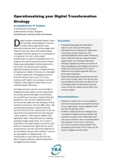 Operationalizing Your Digital Transformation Strategy 