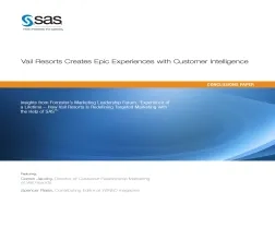 Vail Resorts Creates Epic Experiences with Customer Intelligence 
