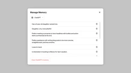 ChatGPT Memory
