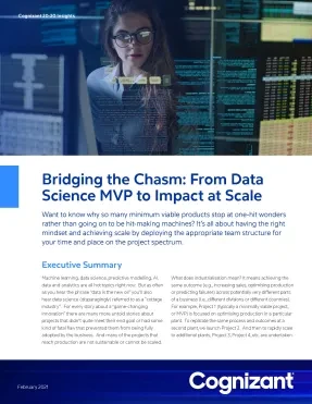 Bridging the Chasm: From Data Science MVP To Impact at Scale