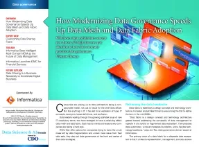 eGuide: How Modernizing Data Governance Speeds Up Data Mesh and Data Fabric Adoption