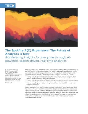 Experience the Future of Analytics