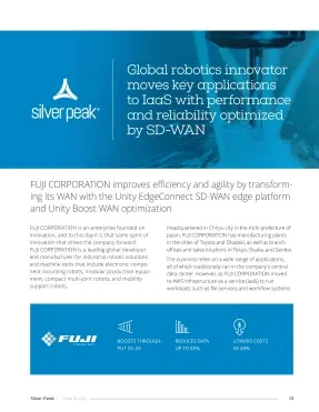 Fuji Optimizes Network Performance With SD-WAN