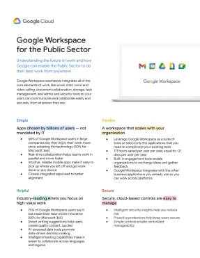 Google Workspace for the Public Sector