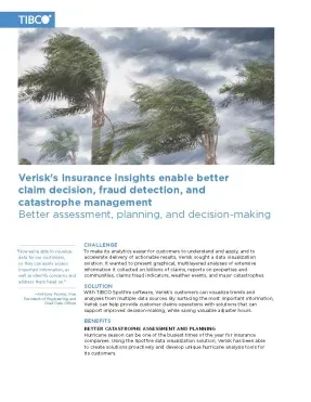 How Verisk Discovered Fraud and Catastrophes with Analytics