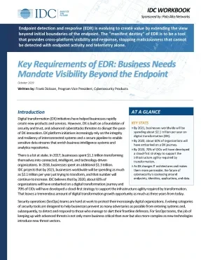 IDC: Key Requirements for EDR