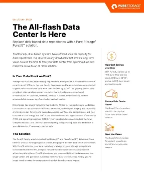 The All-flash Data Center Is Here