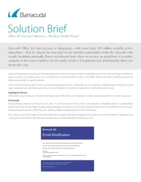 The Office 365 Takeover: The New Insider Threat