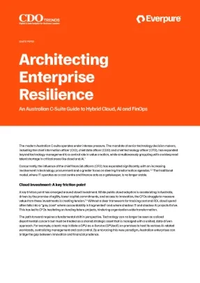 Enterprise Resilience